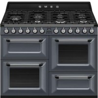 Smeg Victoria 110cm Dual Fuel Range Cooker - Slate Grey Smeg Victoria 110cm Dual Fuel Range Cooker - Slate Grey