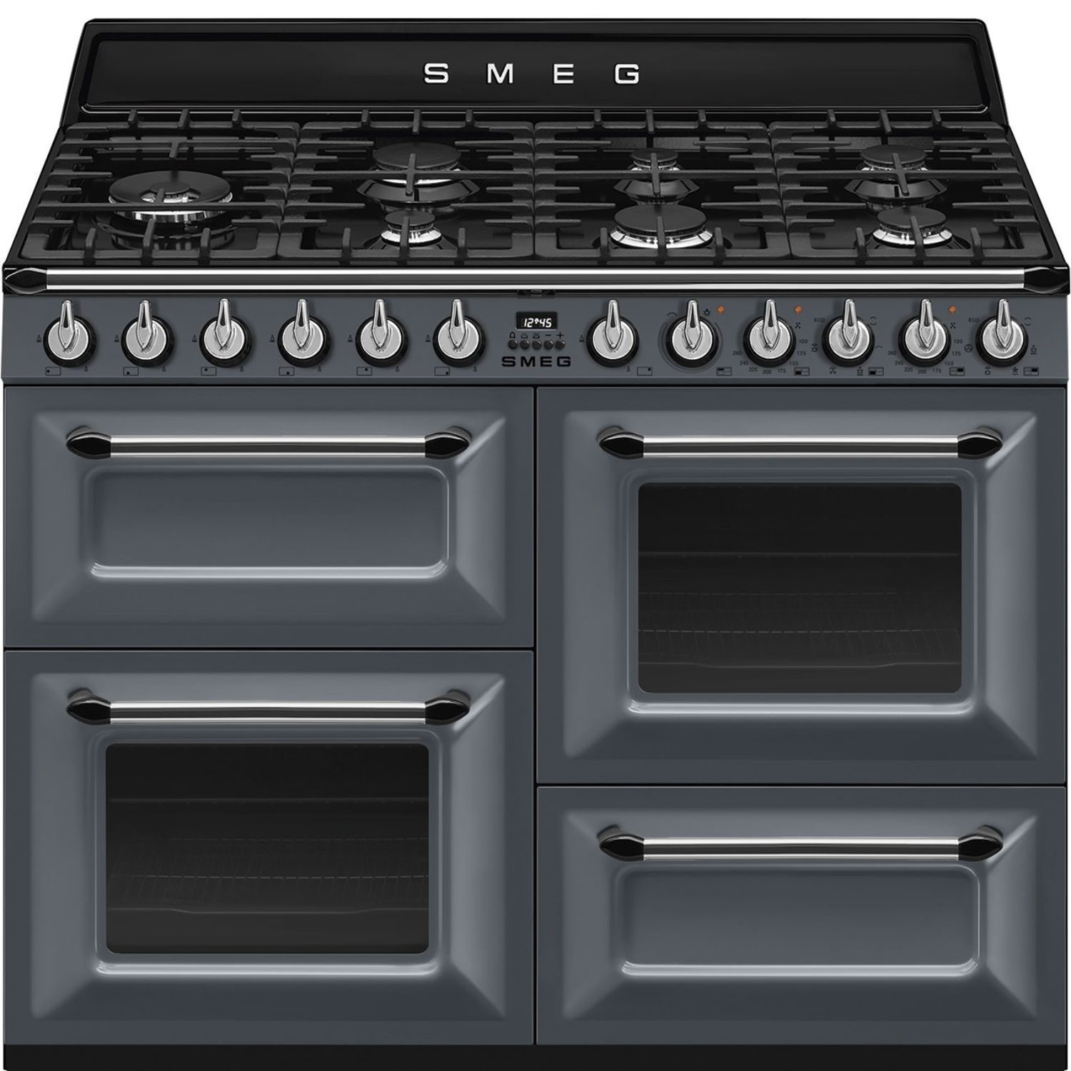 Smeg Victoria 110Cm Dual Fuel Range Cooker Slate  TR4110GR