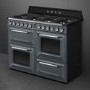 Smeg Victoria 110cm Dual Fuel Range Cooker - Slate Grey
