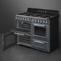 Smeg Victoria 110cm Dual Fuel Range Cooker - Slate Grey