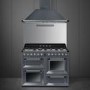 Smeg Victoria 110cm Dual Fuel Range Cooker - Slate Grey