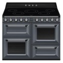 TR4110IGR2 Smeg Victoria 110cm Electric Range Cooker - Slate Grey