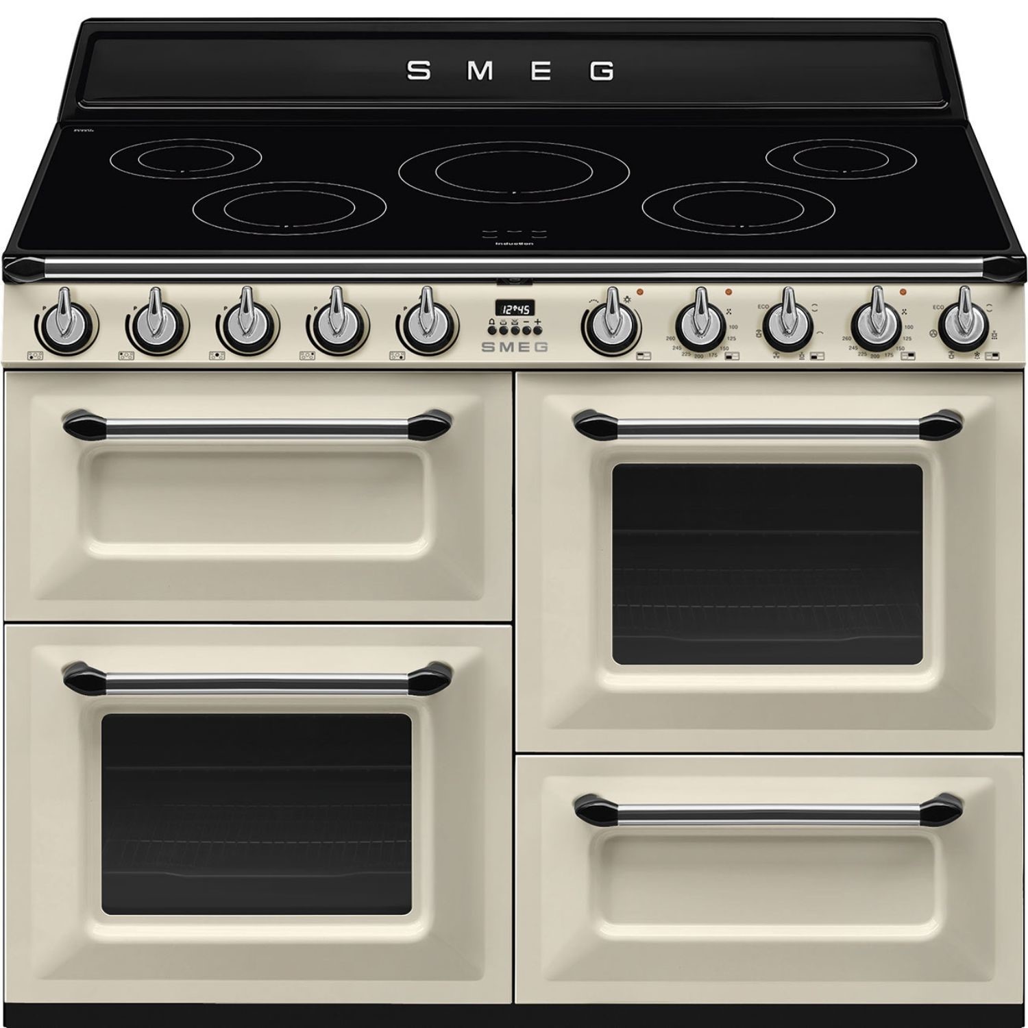 Smeg Victoria 110cm Electric Range Cooker - Cream