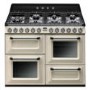 GRADE A2 - Light cosmetic damage - Smeg TR4110P1 Victoria Traditional 110cm Dual Fuel Range Cooker - Cream