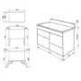 GRADE A2 - Light cosmetic damage - Smeg TR4110P1 Victoria Traditional 110cm Dual Fuel Range Cooker - Cream