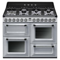 Smeg TR4110S1 Victoria Traditional 110cm Dual Fuel Range Cooker Silver