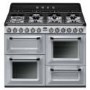 Smeg TR4110S1 Victoria Traditional 110cm Dual Fuel Range Cooker Silver