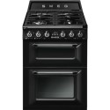 TR62BL Smeg Victoria 60cm Dual Fuel Cooker - Black
