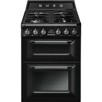 Smeg Victoria 60cm Dual Fuel Cooker - Black Smeg Victoria 60cm Dual Fuel Cooker - Black