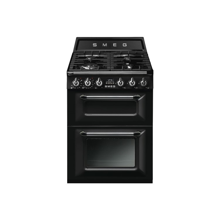 Smeg Victoria 60cm Dual Fuel Cooker - Black