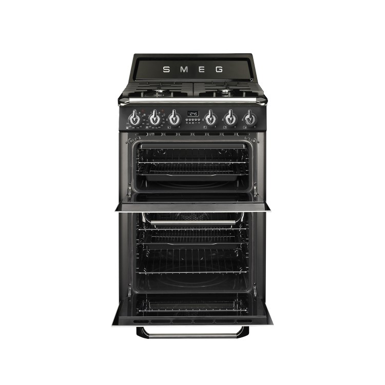 Smeg Victoria 60cm Dual Fuel Cooker - Black