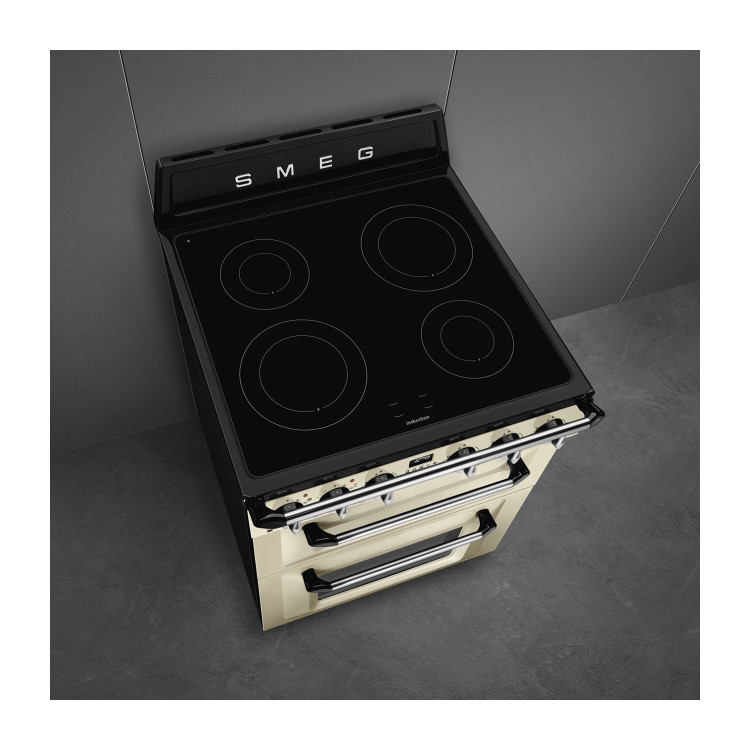 Smeg Victoria 60cm Electric Cooker - Cream