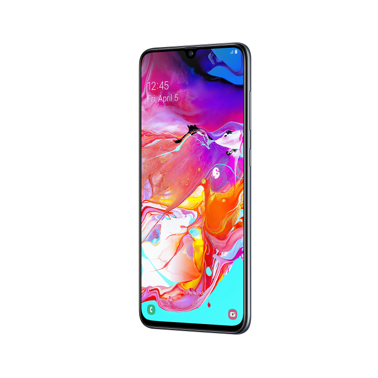 Refurbished Samsung Galaxy A70 Black 6.7" 128GB 4G Dual SIM - EE Only