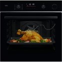 TR6PB521SB AEG 6000 Series SteamCrisp Electric Single Oven - Black