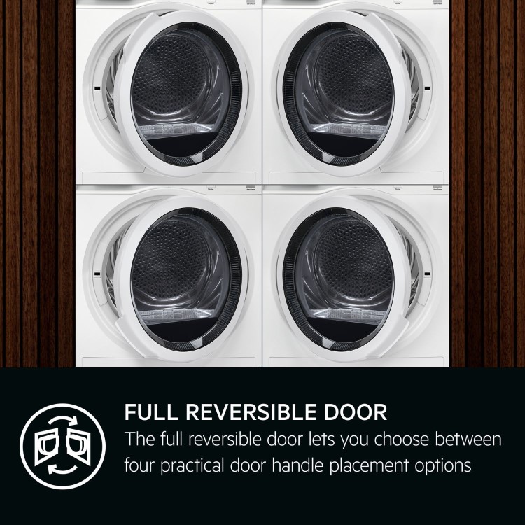 AEG 7000 Series SensiDry&reg; 9kg Heat Pump Tumble Dryer - White