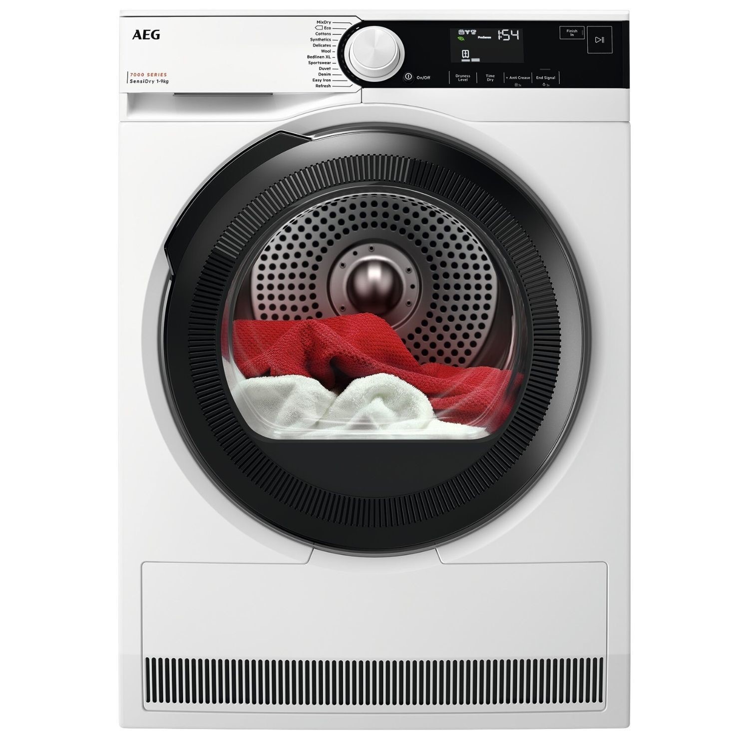 AEG Tumble Dryer 9 kg TR739G4B | 9 kg capacity, heat pump A+++, SensiDry, PreciseDry sensors, reversible door, 850x596x636 mm - Image 2