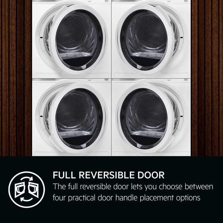 AEG 7000 Series SensiDry&reg; 9Kg Heat Pump Tumble Dryer - White