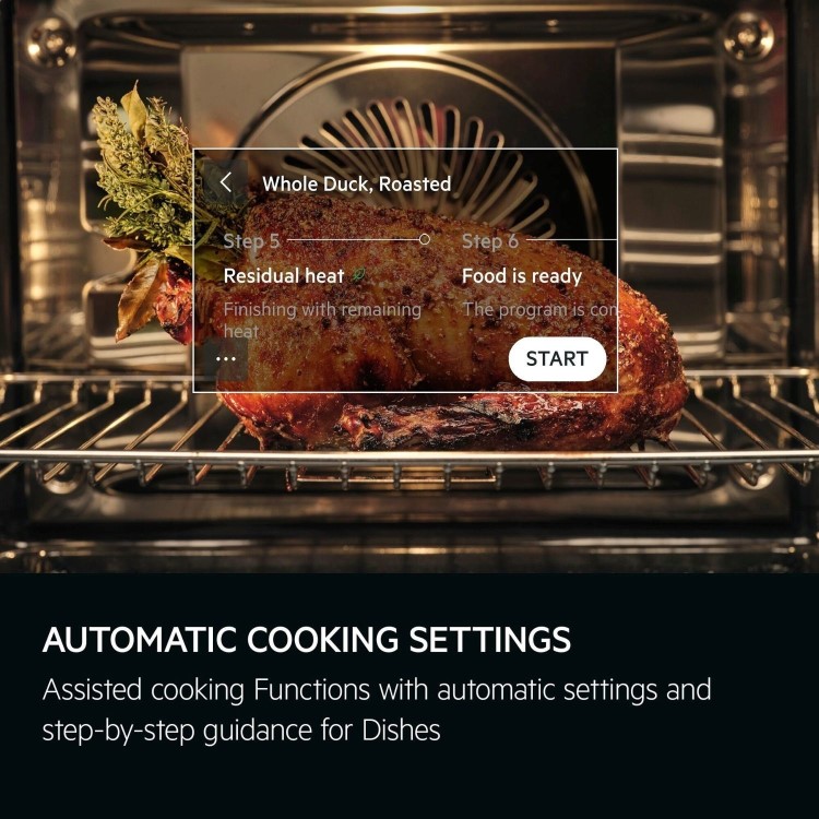 AEG 7000 Series SteamCrisp Electric Single Oven - Matt Black