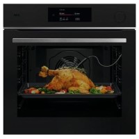 AEG 7000 Series SteamCrisp Electric Single Oven - Matt Black