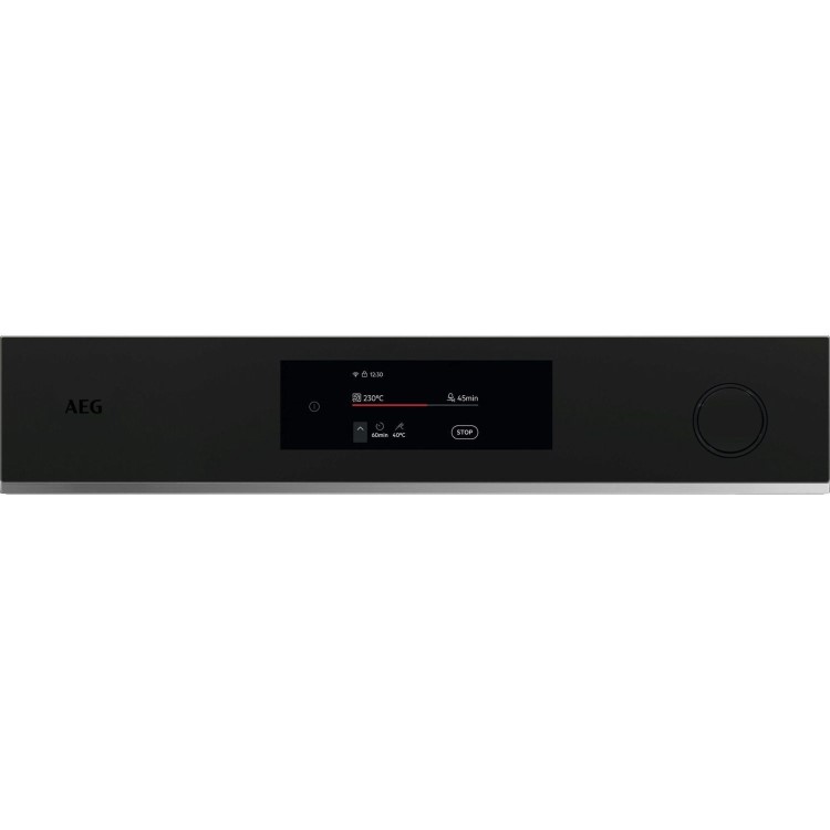 AEG 7000 Series SteamCrisp Electric Single Oven - Matt Black