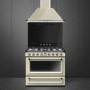 Smeg TR90P9 90cm Victoria Gloss Cream Single Cavity Dual Fuel Traditional Cooker