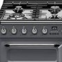 Smeg Victoria 90cm Dual Fuel Range Cooker - Slate Grey