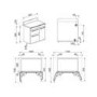 Smeg Victoria 90cm Dual Fuel Range Cooker - Slate Grey