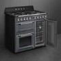 Smeg Victoria 90cm Dual Fuel Range Cooker - Slate Grey