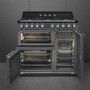 Smeg Victoria 90cm Dual Fuel Range Cooker - Slate Grey