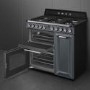 Smeg Victoria 90cm Dual Fuel Range Cooker - Slate Grey