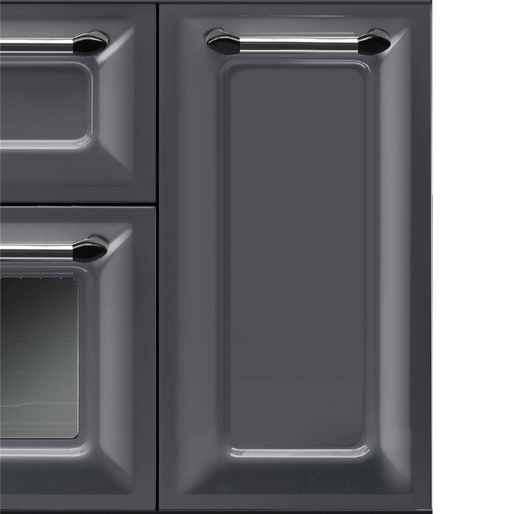 Smeg Victoria 90cm Dual Fuel Range Cooker - Slate Grey