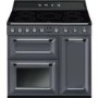 Smeg Victoria 90cm Electric Range Cooker - Slate Grey
