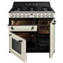GRADE A2 - Smeg TR93P Victoria Triple Cavity 90cm Wide Dual Fuel Cooker Cream