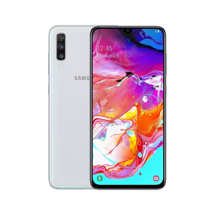 Refurbished Samsung Galaxy A70 White 6.7" 128GB 4G Unlocked & SIM Free Smartphone