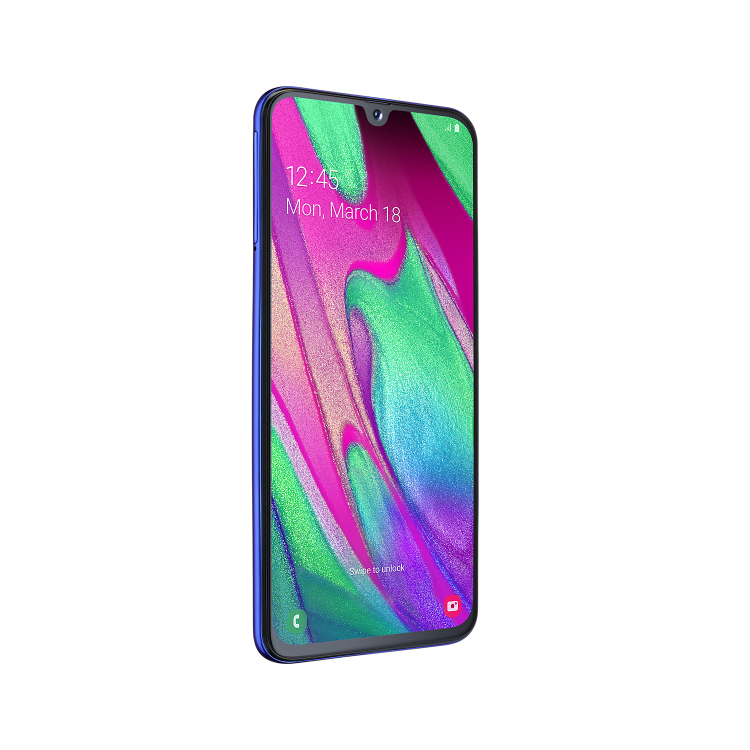 Grade A2 Samsung Galaxy A40 Blue 5.9" 64GB 4G Unlocked & SIM free Smartphone