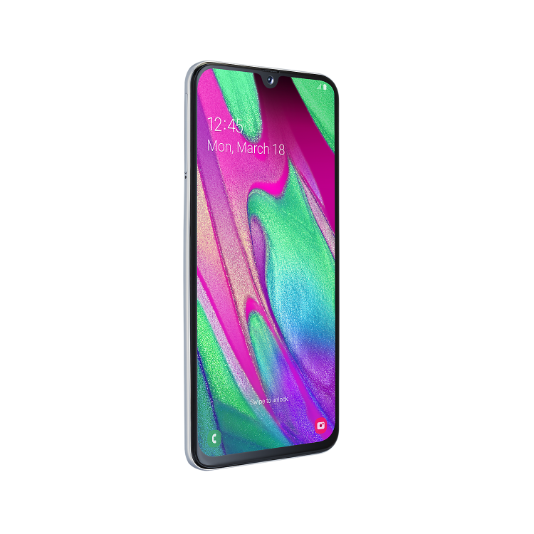 Refurbished Samsung Galaxy A40 White 5.9" 64GB 4G Unlocked & SIM Free Smartphone