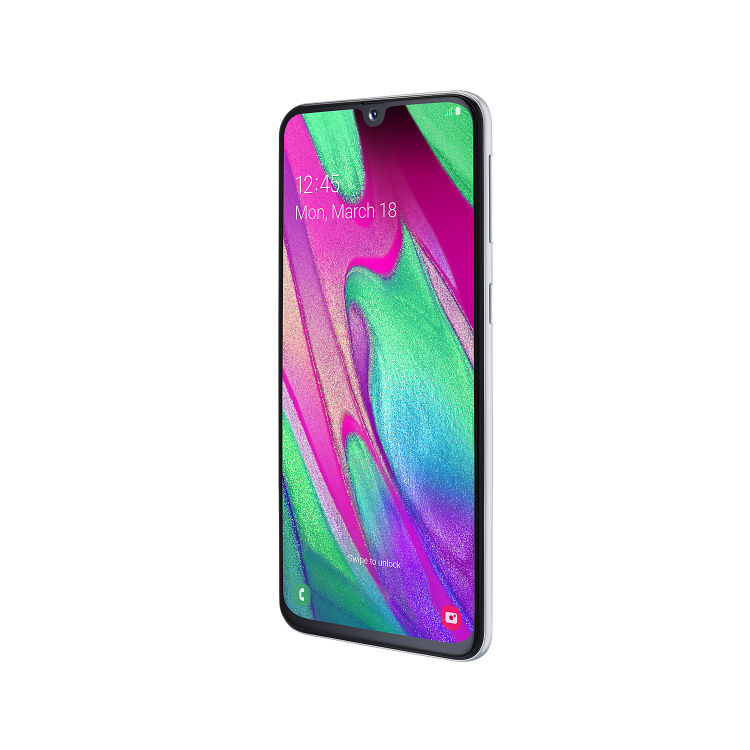 Refurbished Samsung Galaxy A40 White 5.9" 64GB 4G Unlocked & SIM Free Smartphone