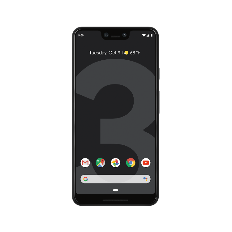 Grade A3 Google Pixel 3 XL Just Black 6.3" 64GB 4G Unlocked & SIM Free