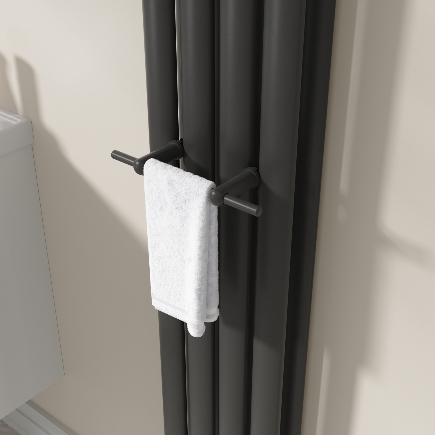 Avero  Designer Towel Holder For Steel & Electric Radiators 230Mm TRB23
