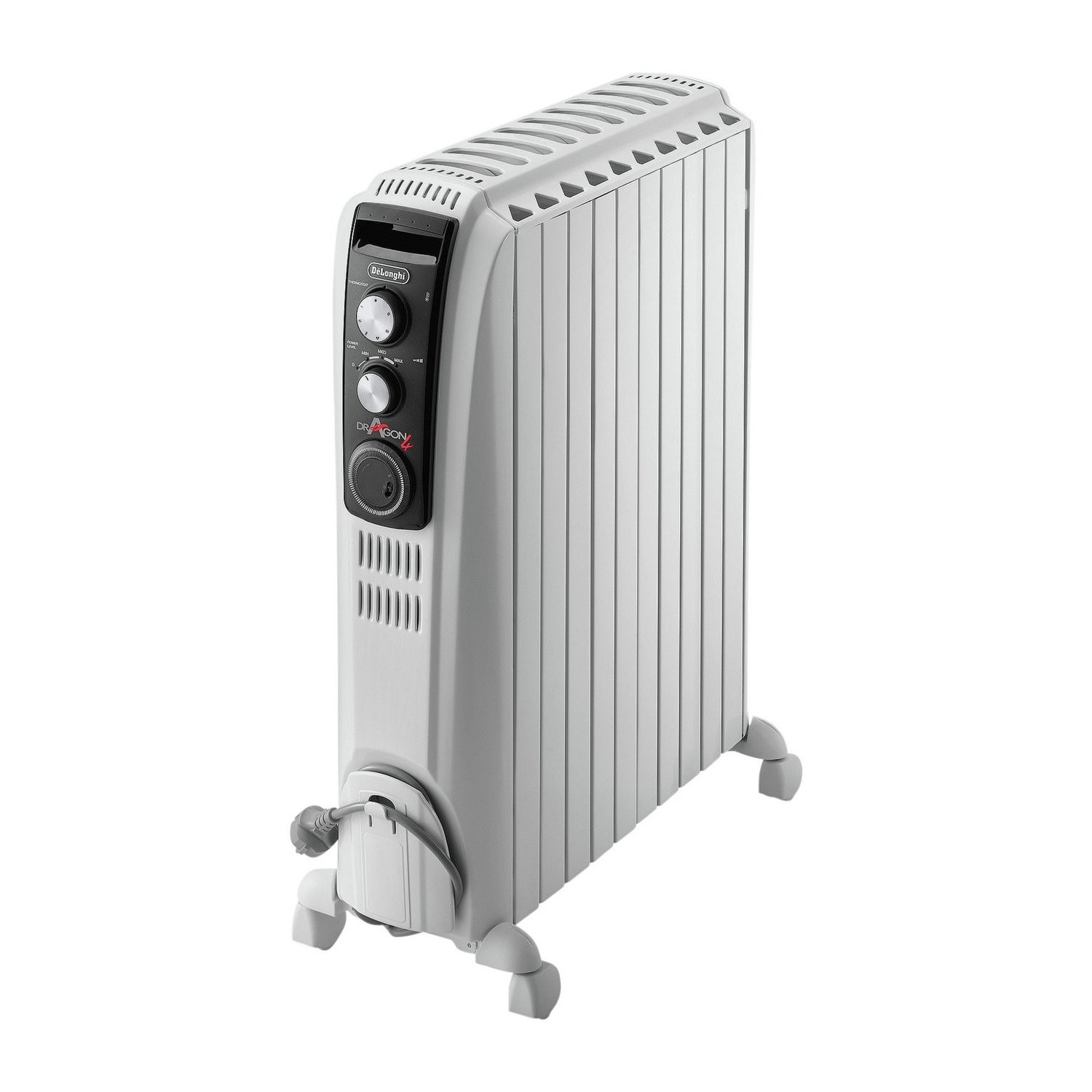 DeLonghi Dragon 4 2kW Oil Filled Radiator with 10 years warranty - TRD408020T