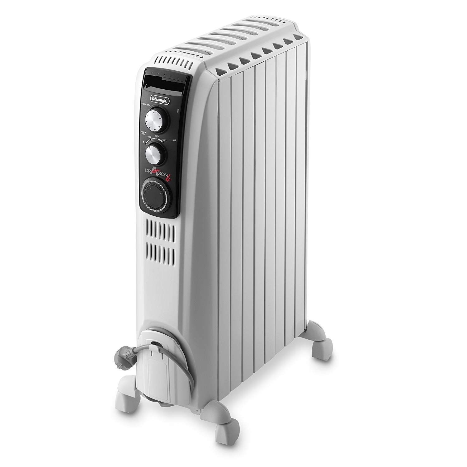 DeLonghi Dragon 4 2kW Oil Filled Radiator with 10 years warranty - TRD408020T