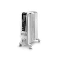 GRADE A2 - DeLonghi Dragon 4 2 kW Oil Filled Radiator 8 Fin with Digital Display and Increased Radiant Surface - 10 years warranty 