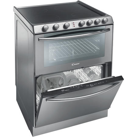 Candy TRIO9503X Combined Oven Ceramic Hob and Dishwasher in Stainless steel