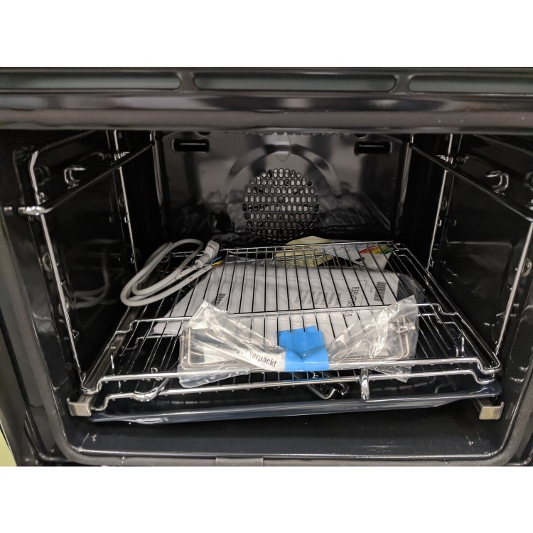 Refurbished Neff B58VT68H0B N90 Multifunction Single Oven With VarioSteam & SLIDE&HIDE Door - Black With Steel T