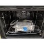 Refurbished Neff B58VT68H0B N90 Multifunction Single Oven With VarioSteam & SLIDE&HIDE Door - Black With Steel T