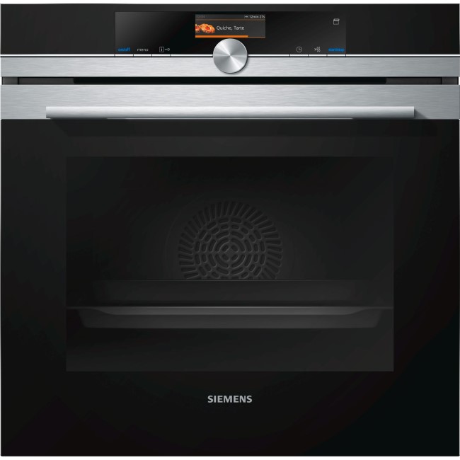 Siemens iQ700 Electric Single Oven with Added Steam Function - Stainless Steel