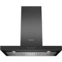 Refurbished Hotpoint PHBS98CLTDK 90cm Slimline Chimney Cooker Hood Black