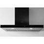 Refurbished Hotpoint PHBS98CLTDK 90cm Slimline Chimney Cooker Hood Black