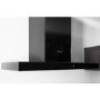 Refurbished Hotpoint PHBS98CLTDK 90cm Slimline Chimney Cooker Hood Black