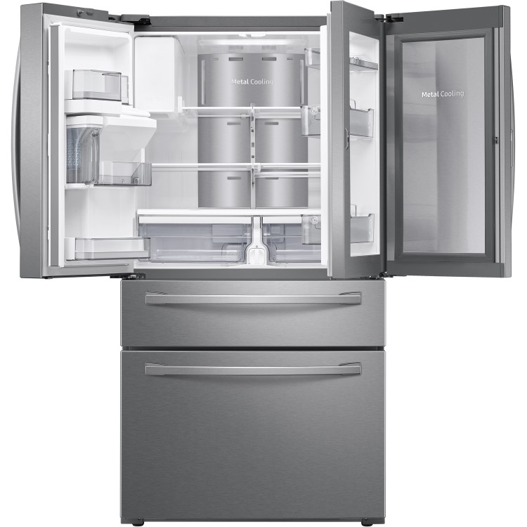 GRADE A2 - Samsung RF22R7351SR Freestanding American Fridge Freezer With Ice And Water Dispenser Auto-fill Jug